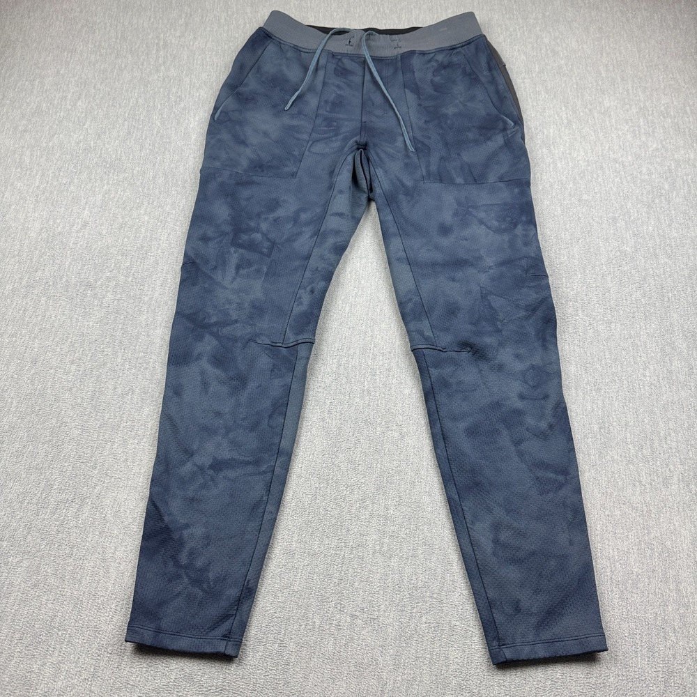 Lululemon Pants Mens Medium Blue Diamond Dye Tech Stretch Running Workout Gym